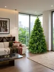 Mti wa Krismasi wa Kipekee wa Evergreen (6ft, 7ft, 8ft) - 1