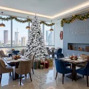 Premium Flocked Christmas Tree (6ft, 7ft, 8ft)