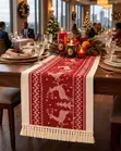 240cm Christmas Table Runner - Reindeer & Elk - 1