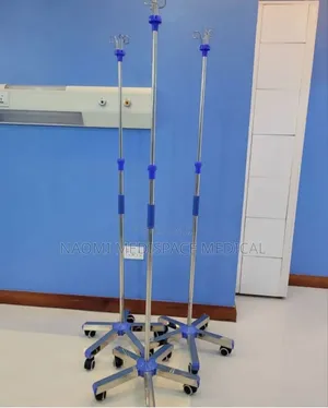 Drip Stand / IV Pole ya Kurekebisha Urefu