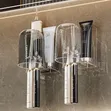 Luxury Wall-Mounted Toothbrush & Mouthwash Cup Holder - 2