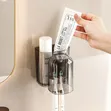 Luxury Wall-Mounted Toothbrush & Mouthwash Cup Holder - 4