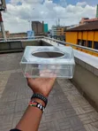 Transparent Acrylic Serviette / Napkin Holder - 2