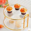 Luxury 2 Tier Round Serving & Storage Tray - 2