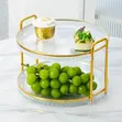 Luxury 2 Tier Round Serving & Storage Tray - 5