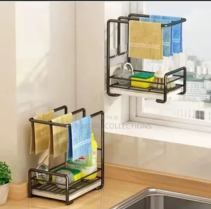 Metallic Sink Caddy - Countertop na Wall Mount