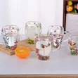 Kikombe cha Glass cha Double Wall chenye Maua Makavu - 1