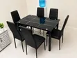 Boss Office Products Dining Set - Meza ya Kioo Nyeupe - 2