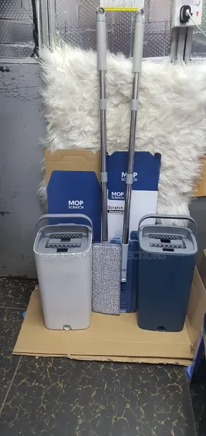 Big Bucket Flat Vertex Self-Squeeze Mop with Bucket