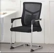 Boss Office Products Black Mesh Waiting Chair - 1