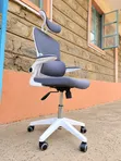 Adjustable Executive Office Chair - Gray - 1