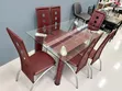 Boss Office Products Dining Set ya Viti 6 na Kioo - 1