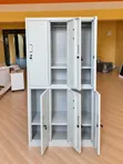 Boss Office Products 6 Door Staff Cabinet - Gray - 2