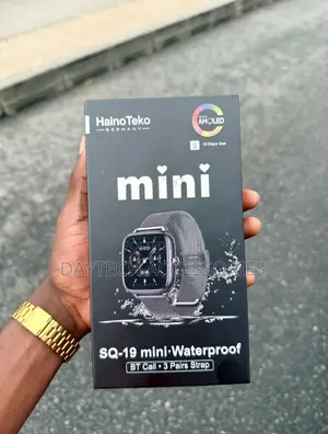 Haino Teko Germany SQ-19 Mini AMOLED Smartwatch with 3 Straps