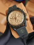 Omega x Swatch Moonswatch Chronograph Velcro Strap Watch - 3