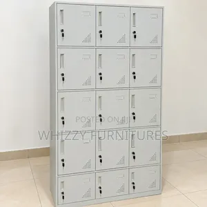 Staff Lockers Kenya – 15-Door Steel Storage Cabinets