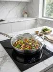 Tripply Stainless Non-Stick Pan with Lids (2L/2.8L) - 1