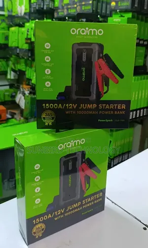 Oraimo Powerspark OJS-7100 1500A Jump Starter & 10000mAh Power Bank