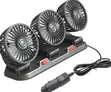 3 Head Rotating Car Cooling Fan - 1
