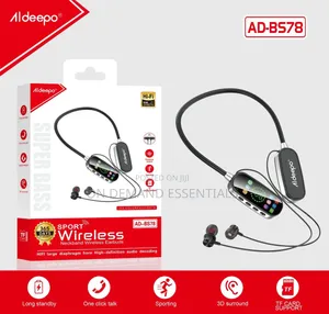 Aldeepo AD-BS78 Neckband Headphones - Premium Sound