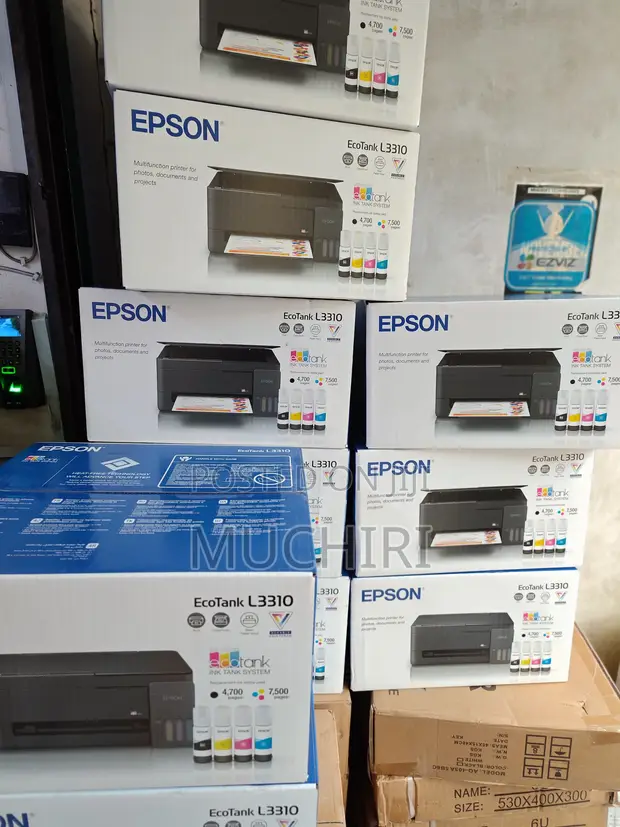 Epson EcoTank L3310 USB Printer ya Rangi - 1