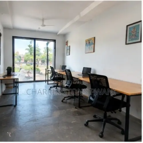 Business Desk with Visitor Seating in Diani - Bills Inclusive - 1