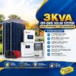 3kW Solar Off-Grid Package with Free Installation - 1