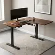 Electric L-Shaped Office & Home Desk - 4