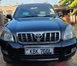 Toyota Land Cruiser Prado 2004 Nyeusi Ya Matt - 1