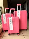 Seti ya Samsonite ya Vipande 3 vya Kifahari, Isiyovunjika, Inayoweza Kupanuliwa na Zip Mbili - 2