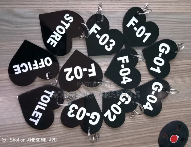 Keyholders za Akriliki za Custom - 1