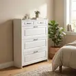2-Drawer Wooden Flip Shoe Rack - 4