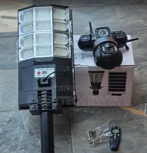 Mwanga wa Barabarani wa Solar LED na Kamera ya CCTV ya 4G