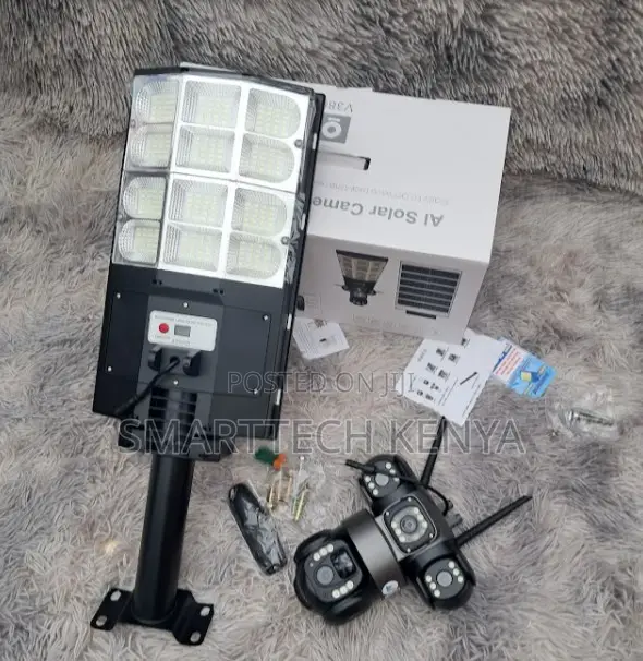 Smart Solar Street Light with 4G CCTV Camera - 1