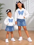 Set ya Sketi na Hooded Sweater kwa Watoto (Miaka 2-5) - 2