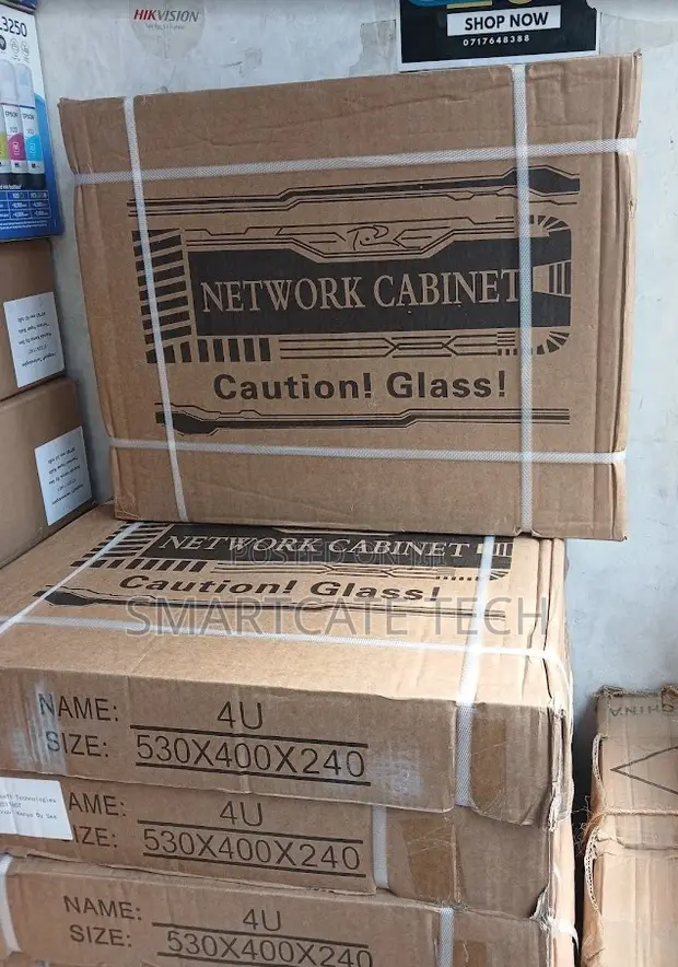 4U Network Rack Cabinet 530x400x240mm - 1