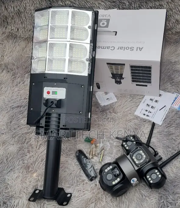 V380 Pro Solar Street Light PTZ 4G Camera 180W - 1