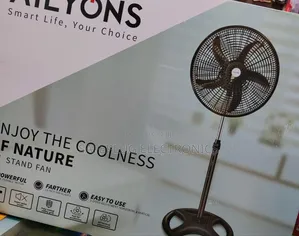 AILYONS 18" Standing Fan - Black (Brand New)