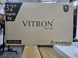 Vitron Frameless 32" HD LED TV with Inbuilt Decoder - 1