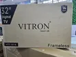 Vitron Frameless 32" HD LED TV with Inbuilt Decoder - 2