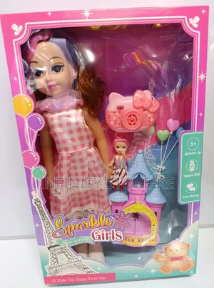 Fashion Doll with Doll House and Camera