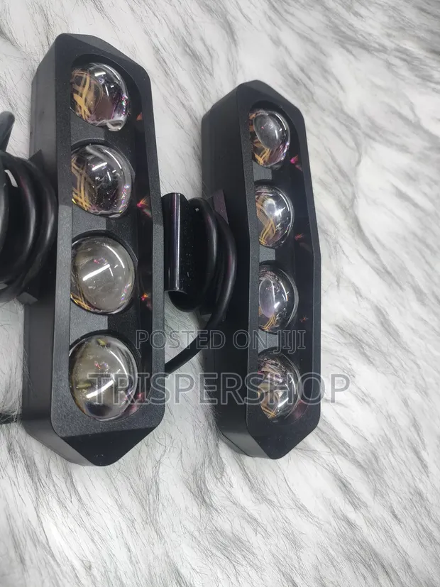 POP 4 Yellow & White LED Light Pair - 1