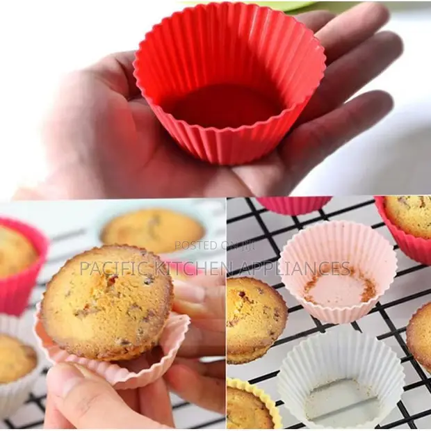 Reusable Silicone Cupcake Liner Set (Non-Stick) - 1