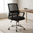 Swivel Back Staff Mid Back Office Chair - Black - 2