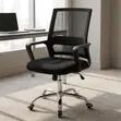 Swivel Back Staff Mid Back Office Chair - Black - 3