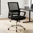 Swivel Back Staff Mid Back Office Chair - Black - 4