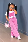 Set ya Fulana na Jeans kwa Wasichana (Miaka 2-6) - 3
