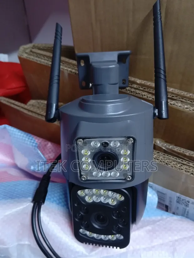 Kamera ya CCTV ya V380 Pro 4G Dual Lens kwa Ajili ya Driveway/Lango - 1