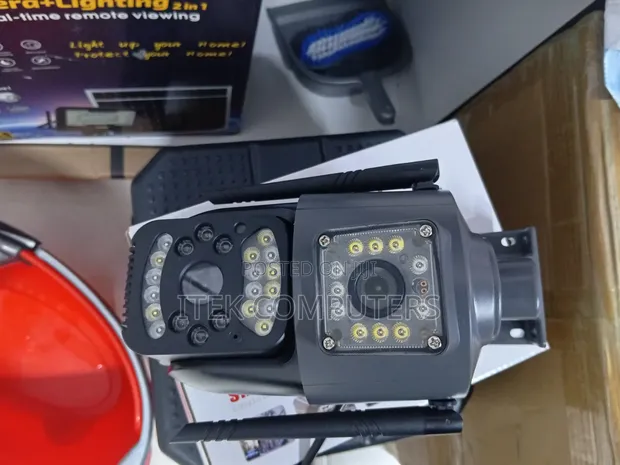 Kamera ya CCTV ya V380 Pro 4G Dual Lens - 1