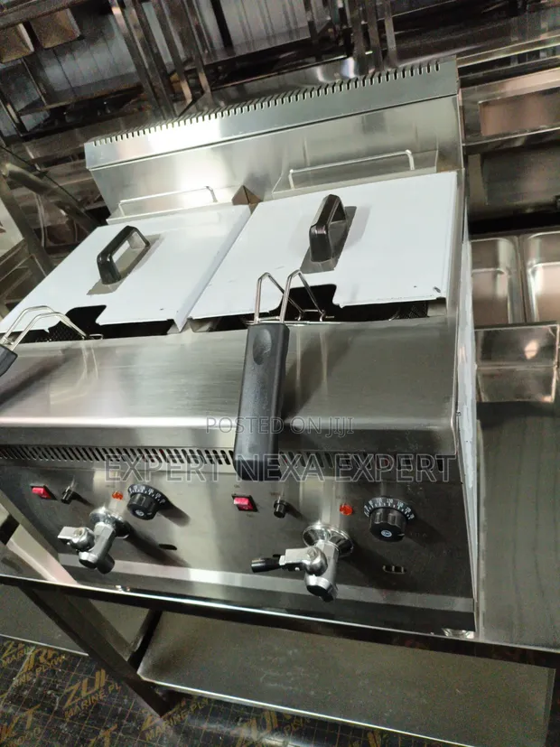 Commercial Double Gas Fryer - 1